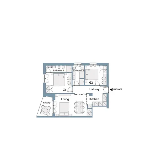 Apartment Bigfamilyflats - San Paolo - 6pax Rome