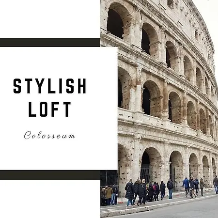 Stylish Loft - Colosseum 4 Min Walk -3 Beds -sleeps Up To 6 People *