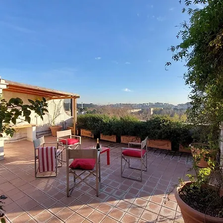 Beautiful Loft In Ponte Milvio With Terrace Apartmán *