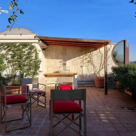Beautiful Loft In Ponte Milvio With Terrace Apartmán *