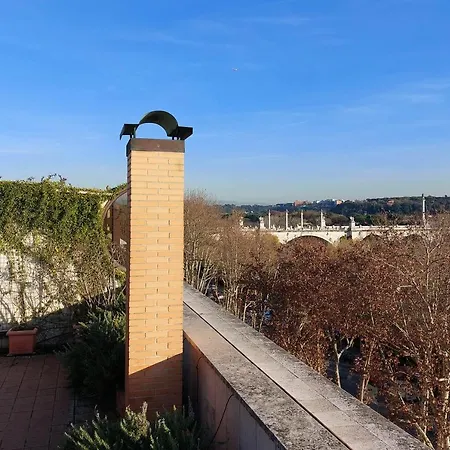 Apartmán Beautiful Loft In Ponte Milvio With Terrace *