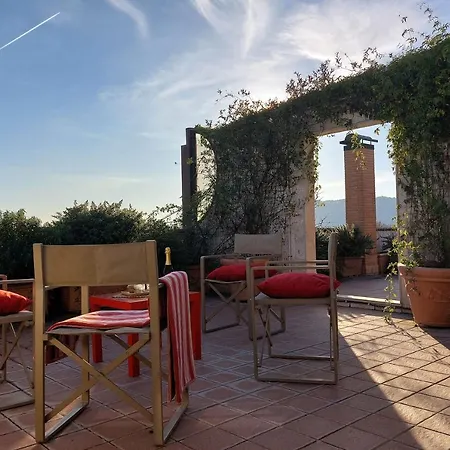 Beautiful Loft In Ponte Milvio With Terrace Apartmán