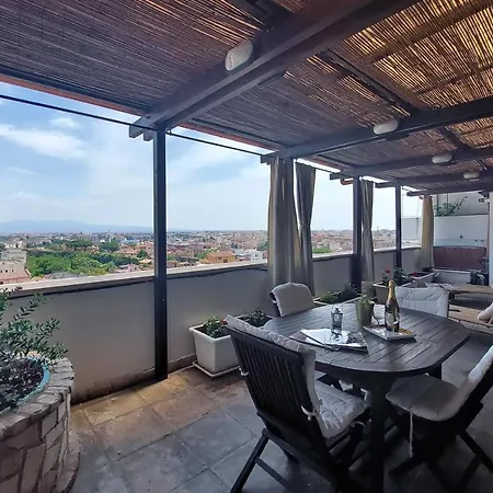 Super Attico Con Terrazza Lodi Apartment Rome