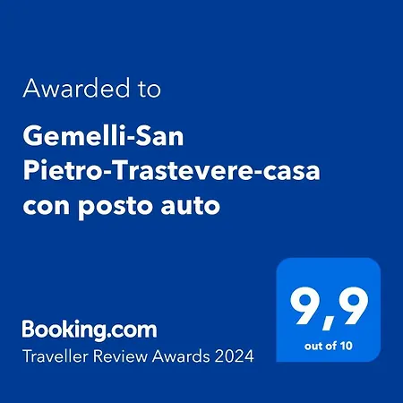 Appartamento Gemelli-san Pietro-trastevere-casa Con Posto Auto *