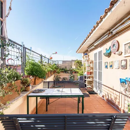 Rosa's Terrace Panoramic Penthouse Apartamento Roma
