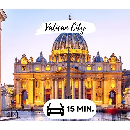 15 Min From The Vatican Wi-fi And Garden Appartamento *