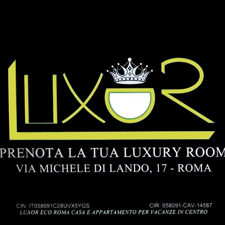 Luxor Eco Casa E Per Vacanze In Centro Piazza Bologna, Colosseo, Piazza Di Spagna, Vaticano, San Pietro, Sapienza, Fontana Di Trevi, Piazza Navona, Trastevere, Tiburtina, Termini, Aeroporto 2* Rome