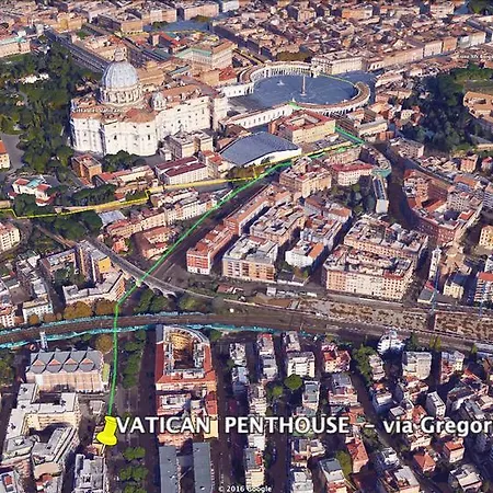 Vatican Penthouse Near S.Peter'S Square Lägenhet *