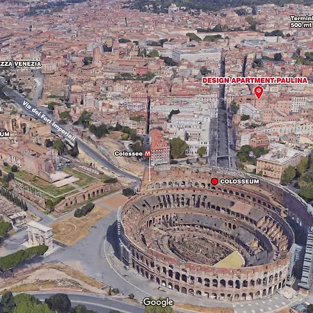 Design Apartment Paulina 300 Mt From Colosseum Apartment Rome