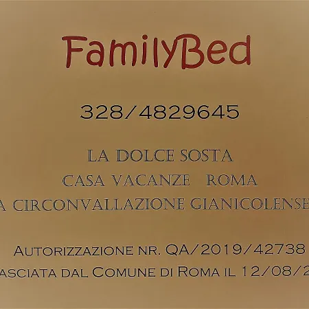 Familybed Monteverde-vaticano *