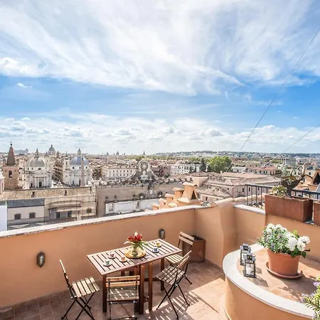 Roof Magic Piazza Del Popolo Apartment Rome