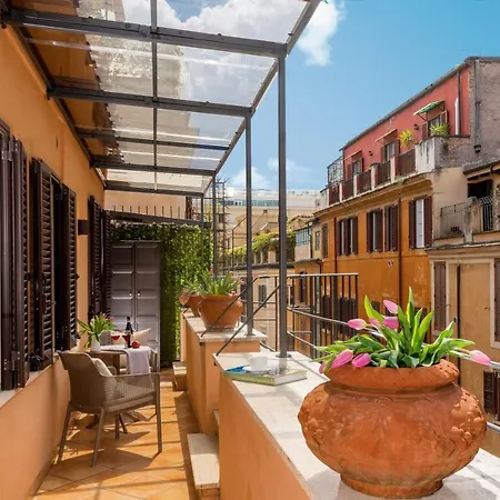 Lovely Spanish Steps With Balcony Apartment Rome