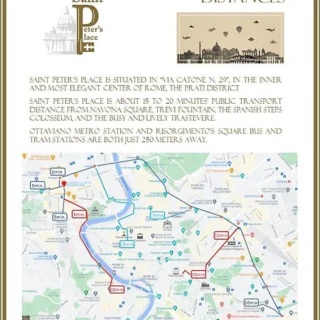 Saint Peter's Place Via Catone Apartment *