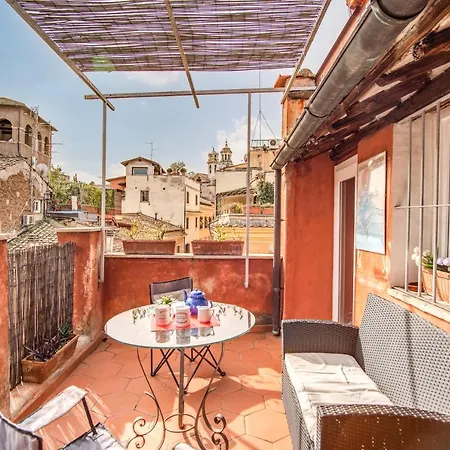 Lovely Attic With Private Terrace By Piazza Navona Apartamento Roma