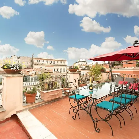 Rooftop Campo Dei Fiori 아파트 로마