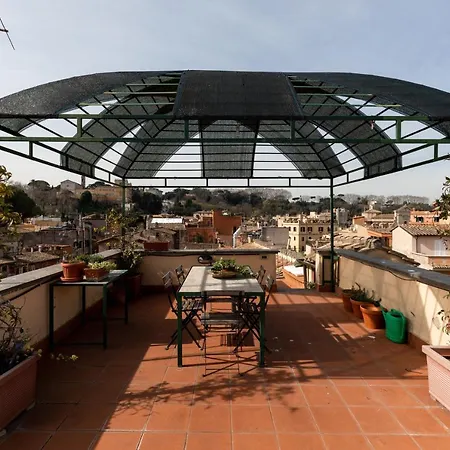 Amazing Penthouse With Terrace And Rooftop In Trastevere Apartment Rome