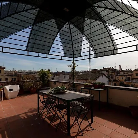 Amazing Penthouse With Terrace And Rooftop In Trastevere Apartment *