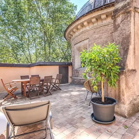 Sant'eligio Attic With Exclusive Terrace Campo Di Fiori Apartment