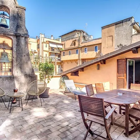 Apartment Sant'eligio Attic With Exclusive Terrace Campo Di Fiori Rome