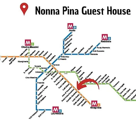 Appartamento Nonna Pina [moderno Vicino Metro A]wifi,netflix Roma