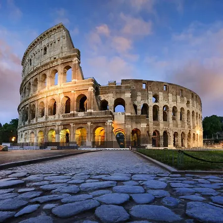 19th Century Fresco Flat Close To The Colosseum Rome
