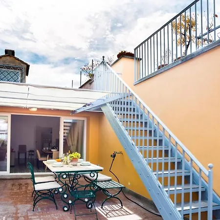 Vittoria Terrace Penthouse At The Spanish Steps Apartment *