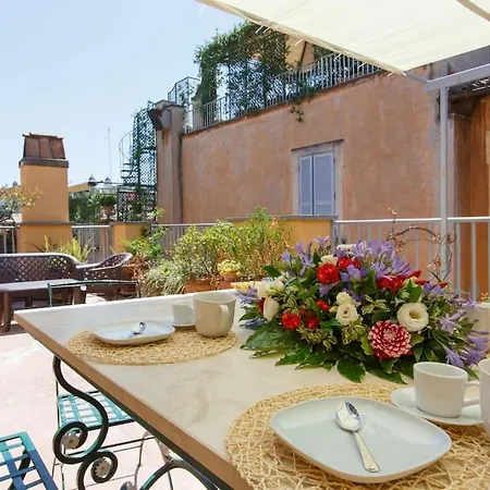 Apartment Vittoria Terrace Penthouse At The Spanish Steps