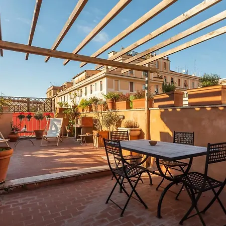 Appartement Bright And Comfy Terraced In Trastevere *