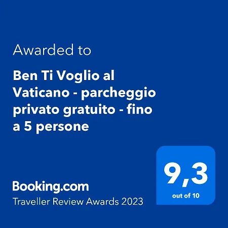 Apartmán Ben Ti Voglio Al Vaticano Řím