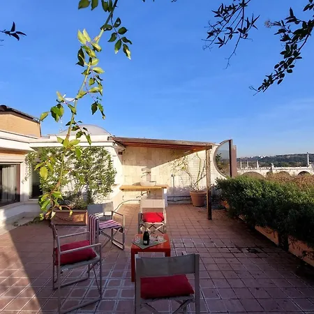 Appartamento Beautiful Loft In Ponte Milvio With Terrace Roma
