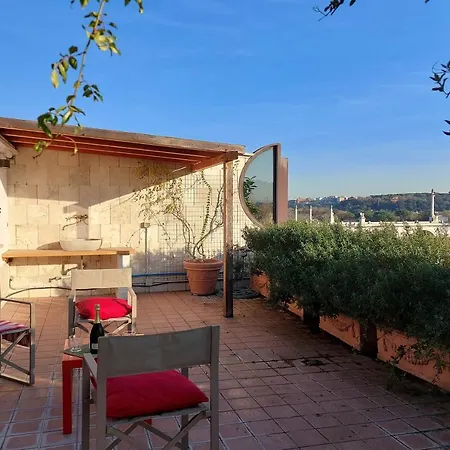 Beautiful Loft In Ponte Milvio With Terrace Appartamento