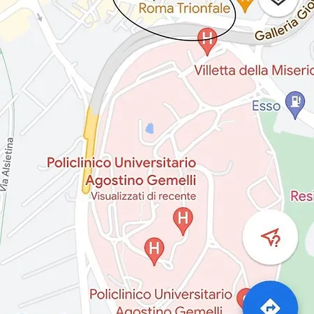 Appartamento Le Terrazze Della Farnesina Policlinico Gemelli