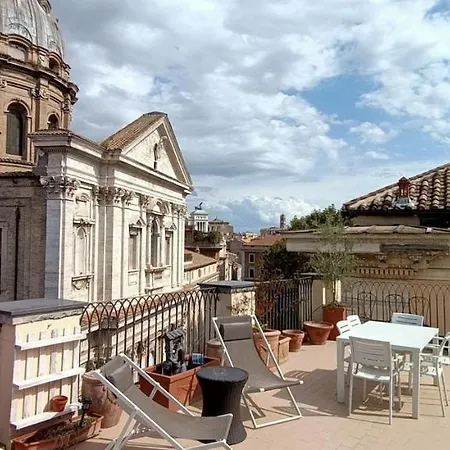 Terrace On The Monuments Of Rome