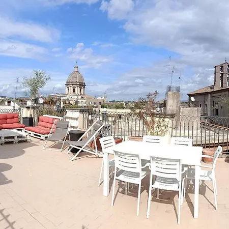Terrace On The Monuments Of Rome