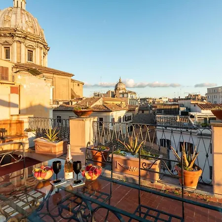 아파트 Rooftop Campo Dei Fiori 로마