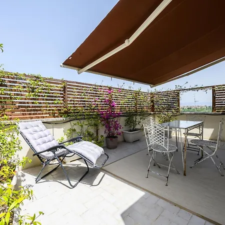 Appartement Rooftop Porretta Citta Giardino Check-in From 3 Pm To 10 Pm Rome