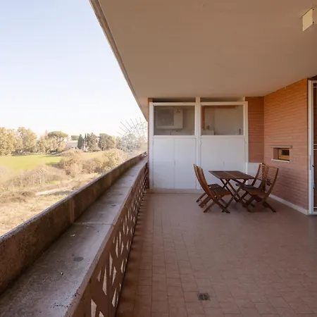 Appartamento Eur Moravia Attico Panoramico Con Terrazzo, Fino A 5 Ospiti *