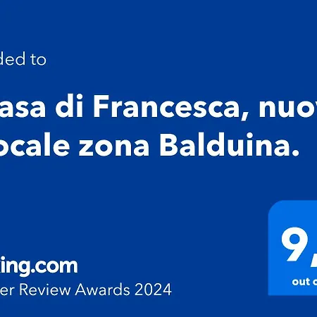 アパート A Casa Di Francesca, Nuovo Bilocale Zona Balduina. ローマ