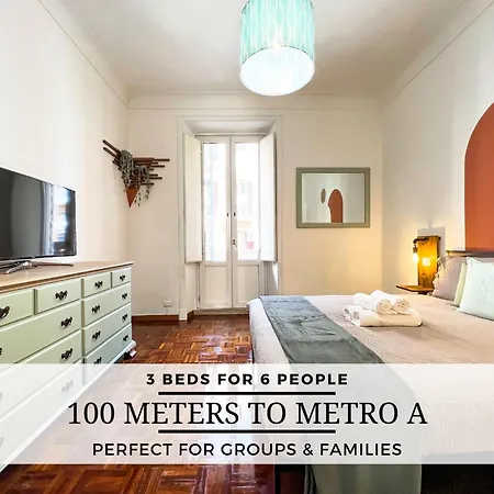 Large House Near The Metro A - Ideal For 6 People In The Center Of Apartment
