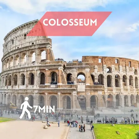 Apartment {2 Steps From The Colosseum} Free Wi-fi & Netflix Rome