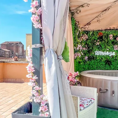 Appartamento Colosseum House - Private Rooftop, Jacuzzi Hot Tub & View *