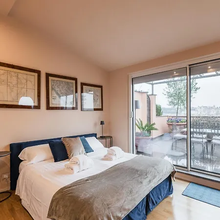 The Rent - Spacious With Terraces With Panoramic View Of Apartment Rome