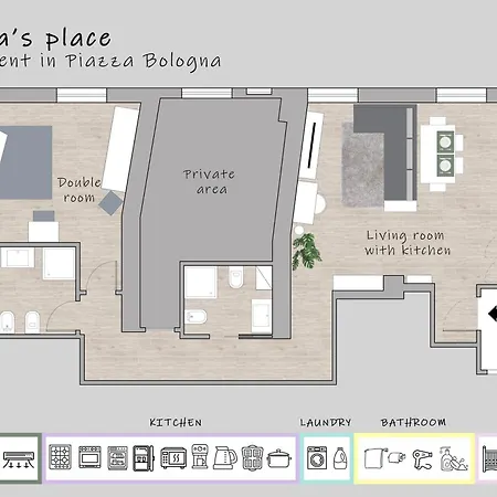 Simona's Place! In Piazza Bologna Rome