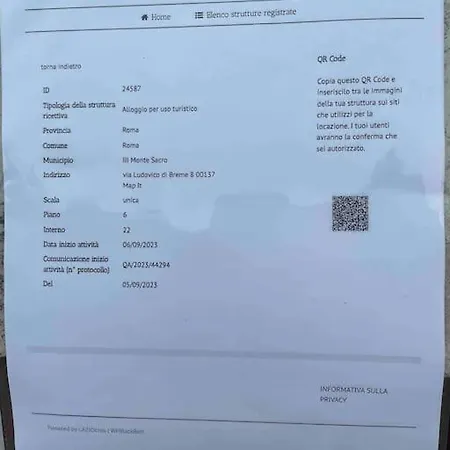 Terrazza Talenti Appartamento *
