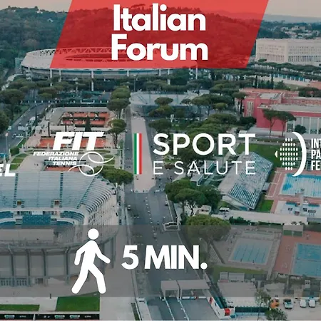 Casa Calligarich Stadio Olimpico Foro Italico * Rzym