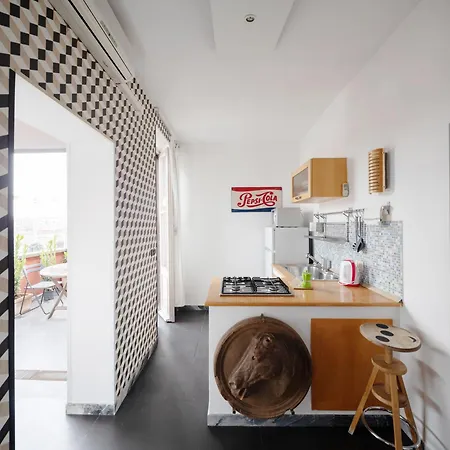 Apartment Attic With Terrace In San Lorenzo Rome