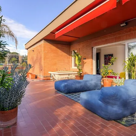 Luxury Penthouse With Terrace And Hot Tub * Rome