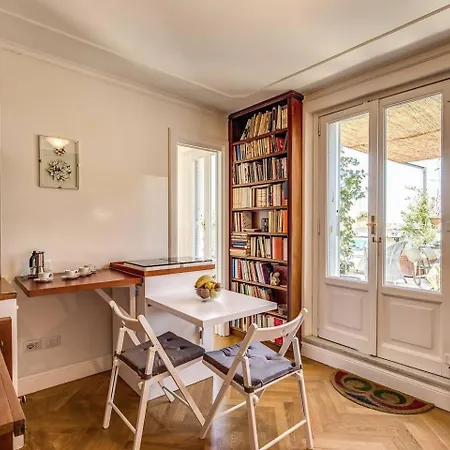 Apartment Attic With Terrace Overlooking St Peters Basilica Rome