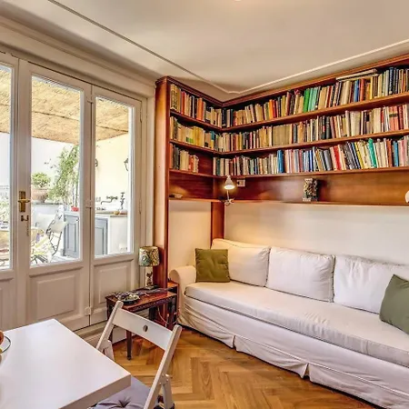 Apartment Attic With Terrace Overlooking St Peters Basilica