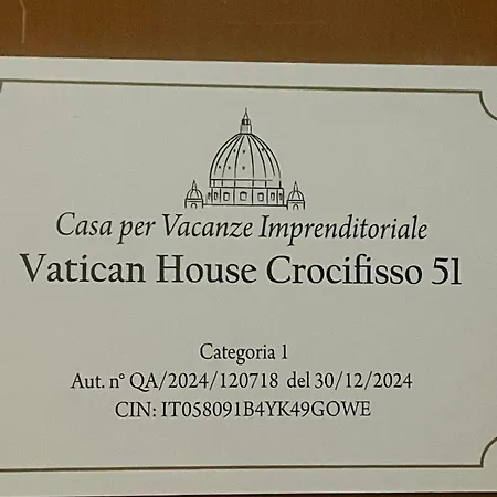 Ferienhaus Vatican House Crocifisso 51 *
